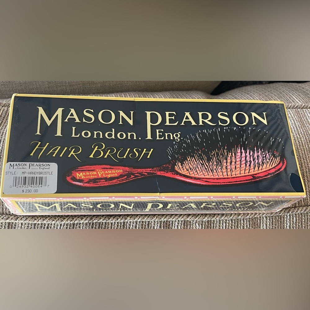Mason Pearson Handy B3 Dark Ruby Brush new in box